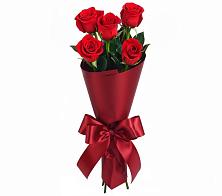 Букет 5 Красных роз Эдлесс Лав в Нижней Омке