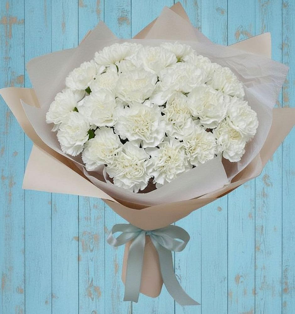 Букет цветов из: Гвоздики в Нижней Омке