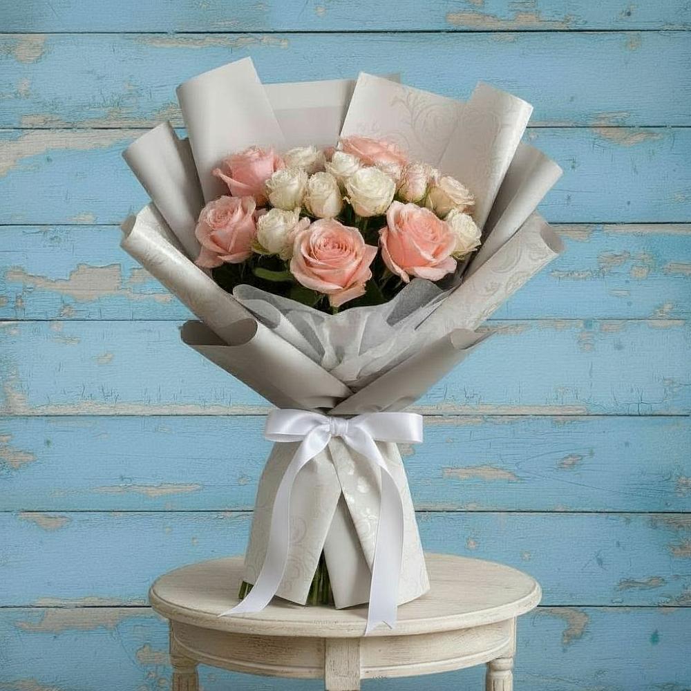 Букет цветов из: Розы в Нижней Омке