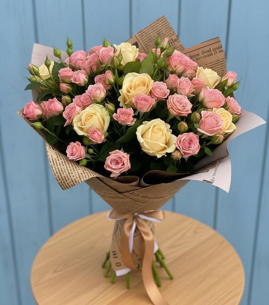 Букет цветов из: Розы в Нижней Омке