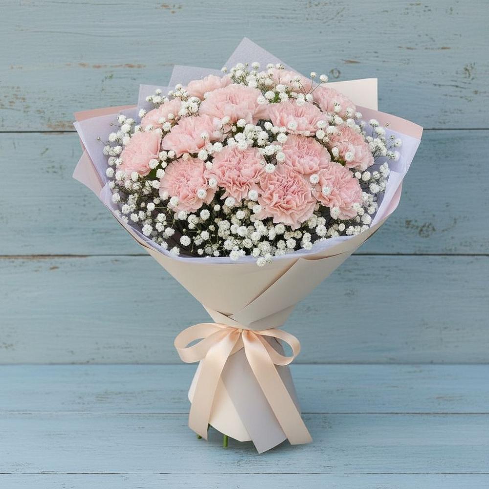 Букет цветов из: Гвоздики в Нижней Омке