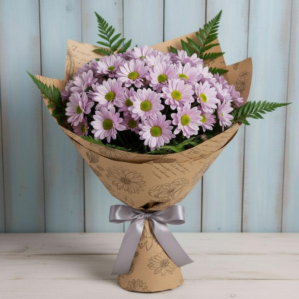 Букет цветов из: Хризантемы в Нижней Омке