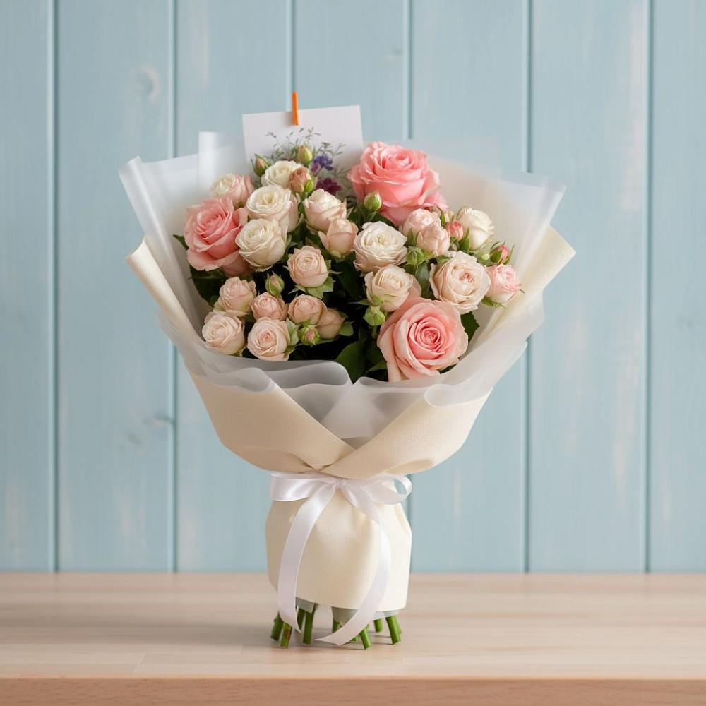 Букет цветов из: Розы в Нижней Омке