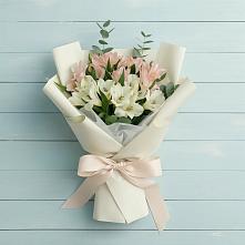 Букет цветов из:  Альстромерии в Нижней Омке