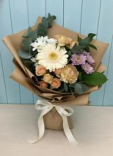 Букет цветов из:  Герберы и Хризантемы в Нижней Омке