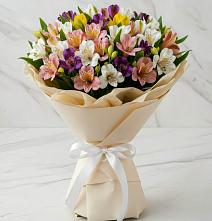 Букет цветов из:  Альстромерии #REPLACE_PRED# Нижней Омке