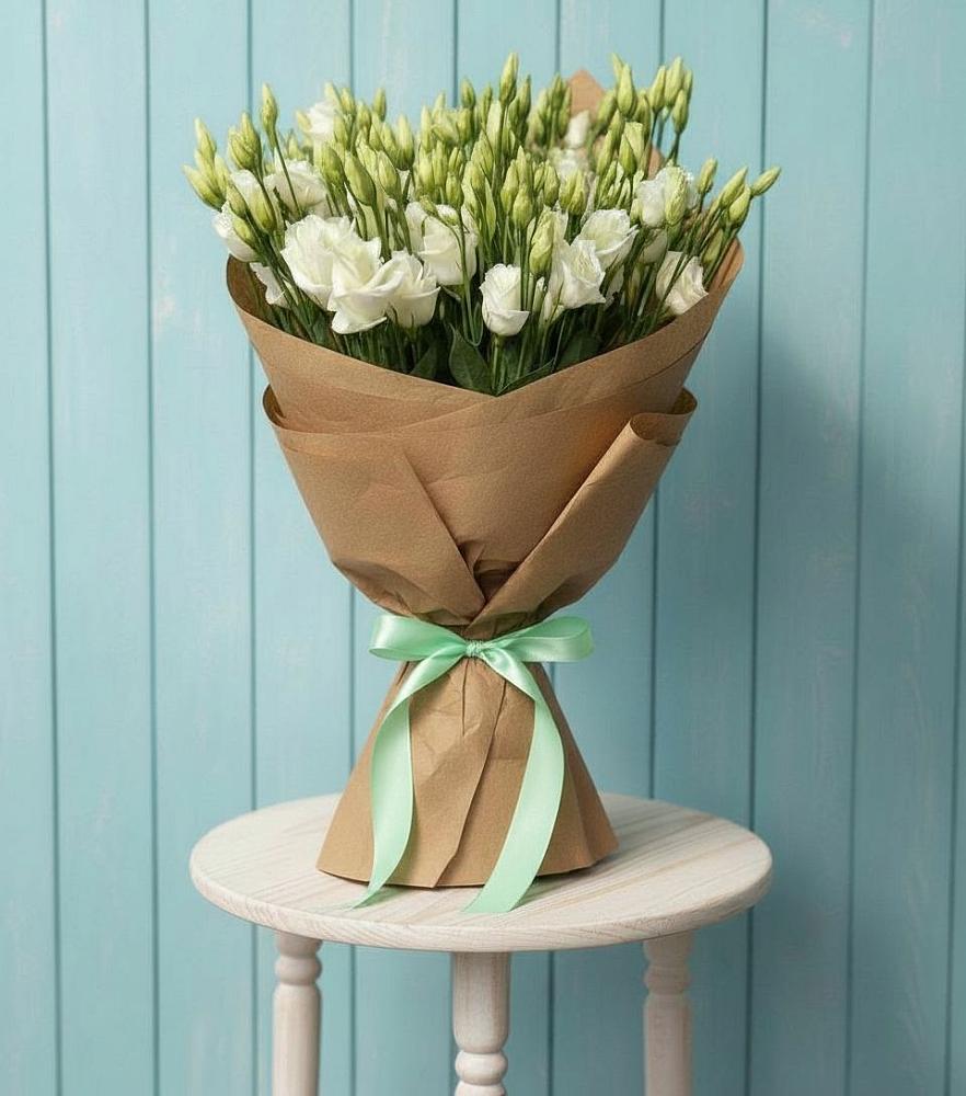 Букет цветов из: Лизиантусы в Нижней Омке