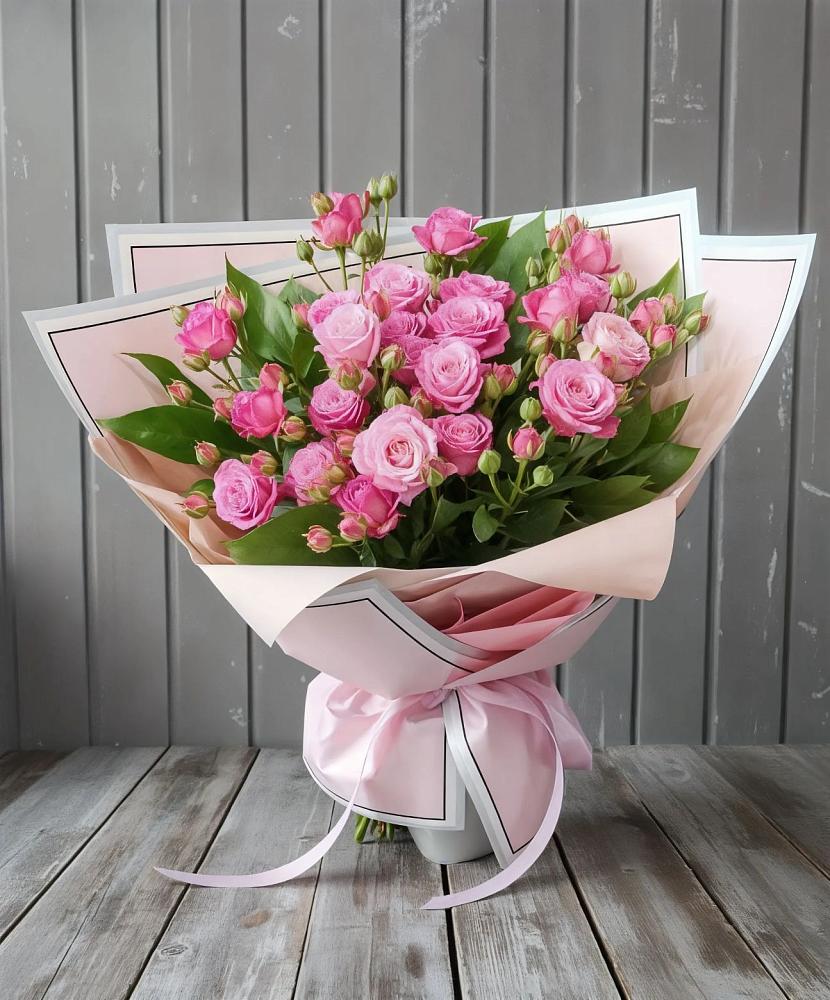 Букет Розовый кустик в Нижней Омке