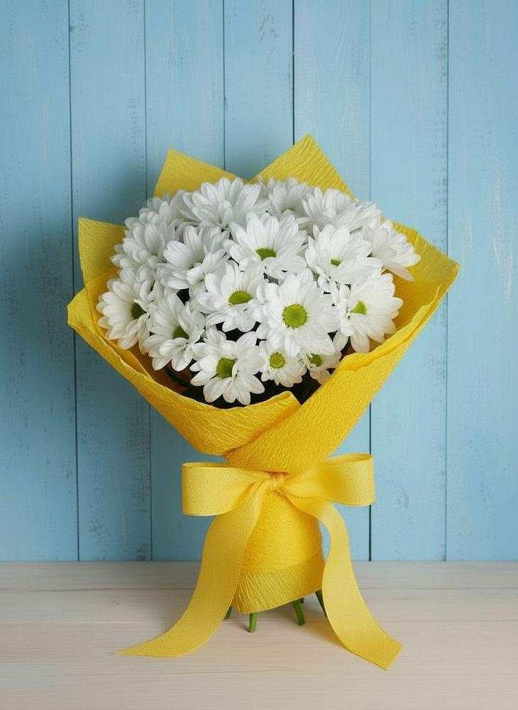 Букет цветов из: Хризантемы в Нижней Омке