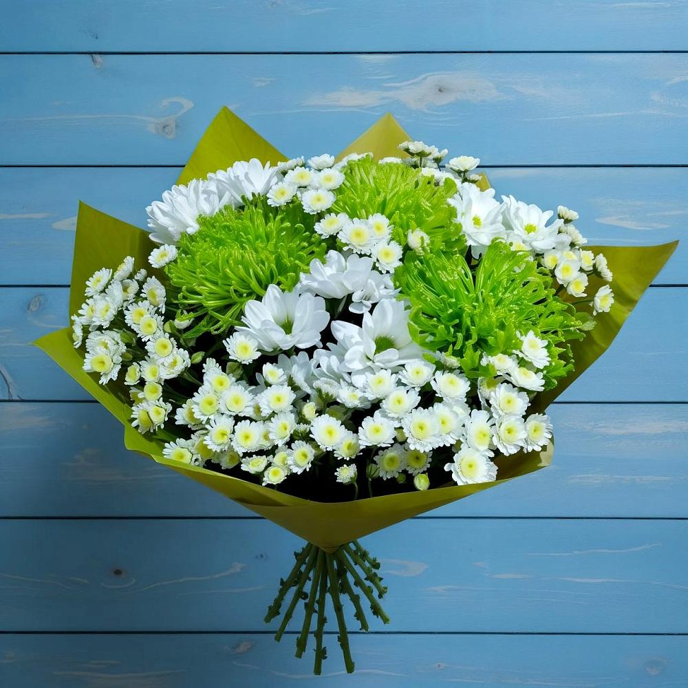 Букет цветов из: Хризантемы в Нижней Омке