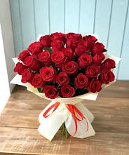 Букет 29 Красных роз в Нижней Омке