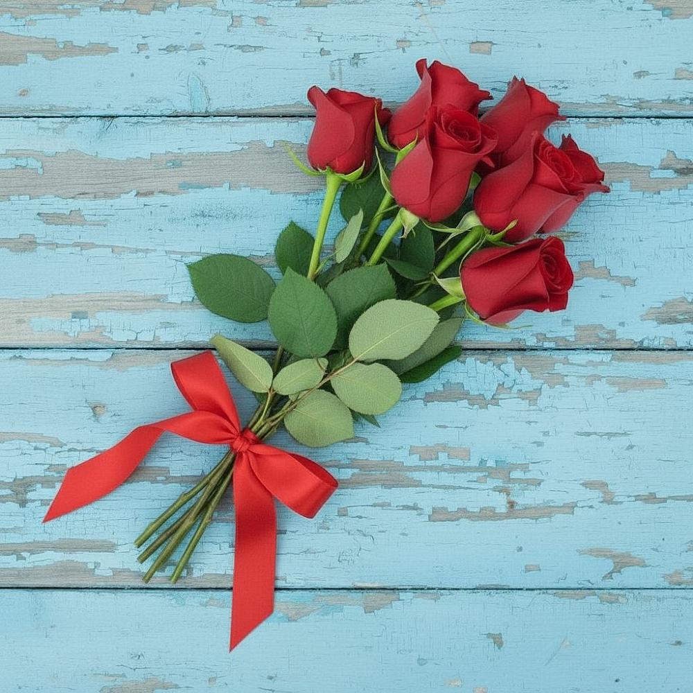 Букет Красные розы в Нижней Омке