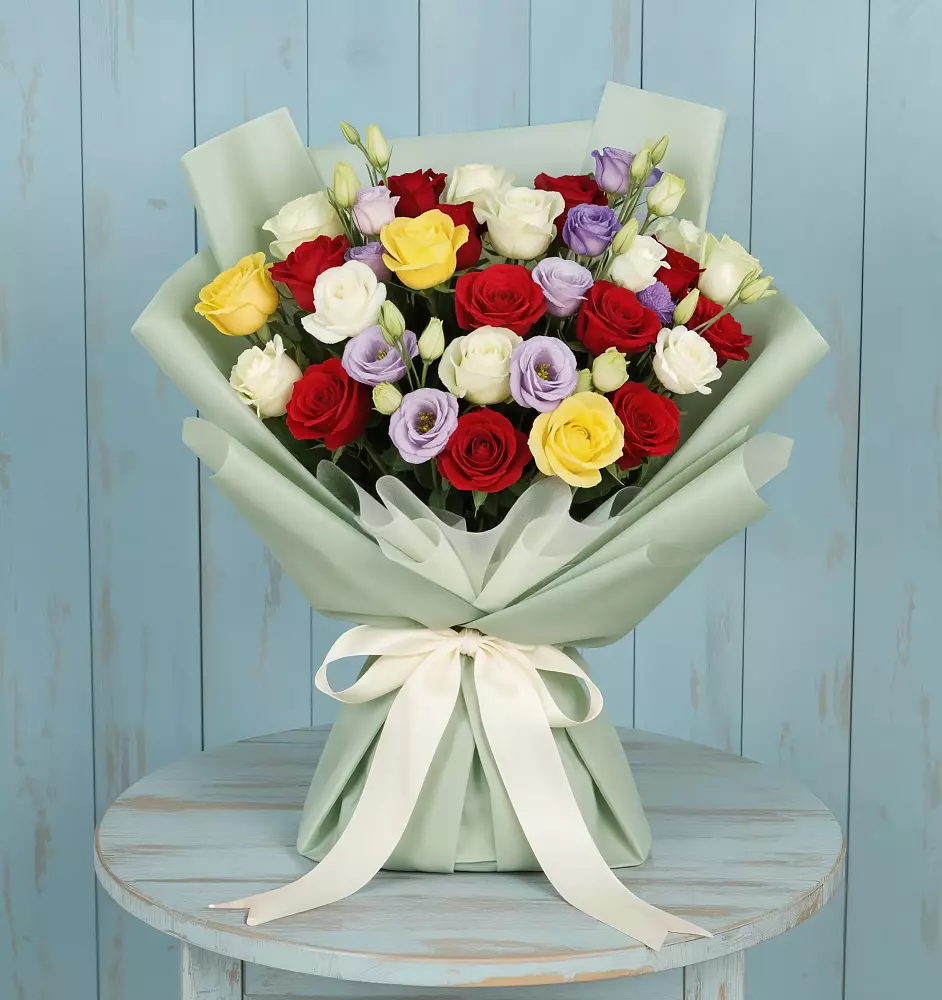 Букет цветов из: Розы в Нижней Омке